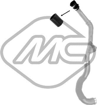Metalcaucho 79037 - Трубка, нагнетание воздуха autosila-amz.com