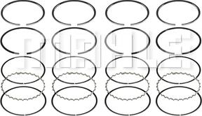 METAL LEVE SNA.6689 - Комплект поршневых колец autosila-amz.com