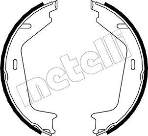 Metelli 53-0479 - Комплект тормозов, ручник, парковка autosila-amz.com