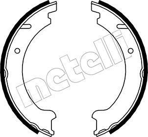 Metelli 53-0478 - Комплект тормозов, ручник, парковка autosila-amz.com