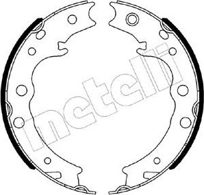 Metelli 53-0539 - Комплект тормозов, ручник, парковка autosila-amz.com