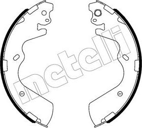 Metelli 53-0654 - Комплект тормозных колодок, барабанные autosila-amz.com