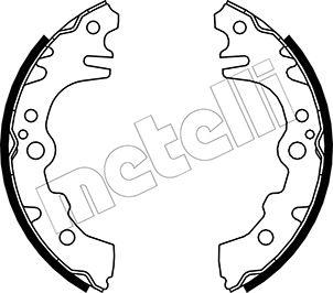 Metelli 53-0042 - Комплект тормозных колодок, барабанные autosila-amz.com