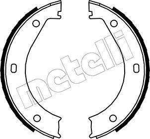 Metelli 53-0013 - Комплект тормозов, ручник, парковка autosila-amz.com