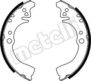 Metelli 53-0036 - Комплект тормозных колодок, барабанные autosila-amz.com