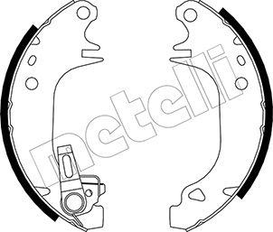 Metelli 53-0343Y - Комплект тормозных колодок, барабанные autosila-amz.com