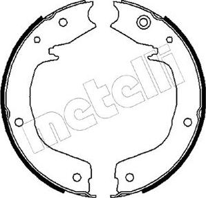 Metelli 53-0267 - Комплект тормозов, ручник, парковка autosila-amz.com