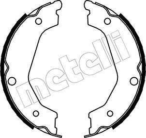 Metelli 53-0227 - Комплект тормозов, ручник, парковка autosila-amz.com