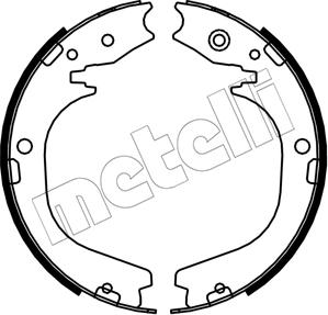 Metelli 53-0754 - Комплект тормозов, ручник, парковка autosila-amz.com