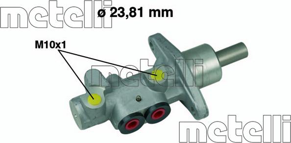 Metelli 05-0494 - Главный тормозной цилиндр autosila-amz.com