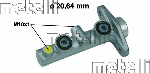 Metelli 05-0497 - Главный тормозной цилиндр autosila-amz.com