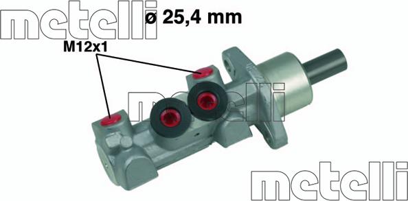 Metelli 05-0451 - Главный тормозной цилиндр autosila-amz.com