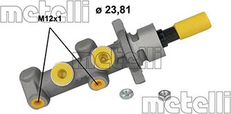 Metelli 05-0426 - Главный тормозной цилиндр autosila-amz.com