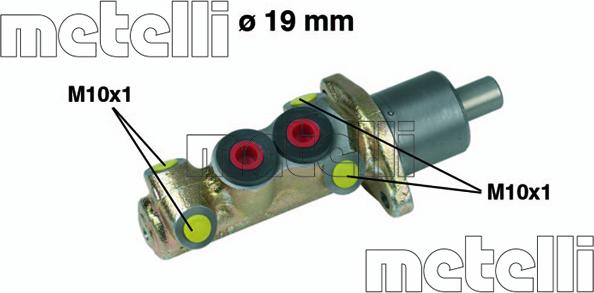 Metelli 05-0061 - Главный тормозной цилиндр autosila-amz.com