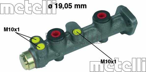 Metelli 05-0024 - Главный тормозной цилиндр autosila-amz.com