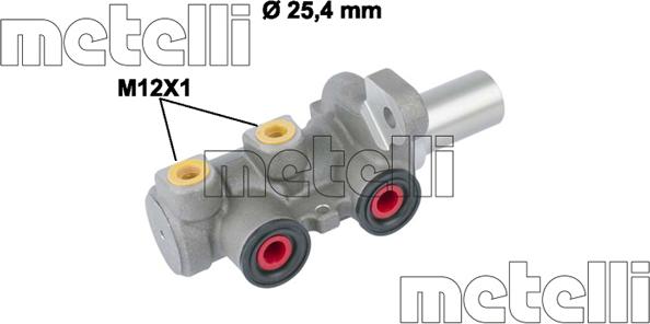 Metelli 05-0828 - Главный тормозной цилиндр autosila-amz.com