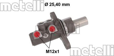 Metelli 05-0878 - Главный тормозной цилиндр autosila-amz.com