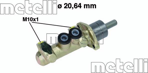 Metelli 05-0340 - Главный тормозной цилиндр autosila-amz.com