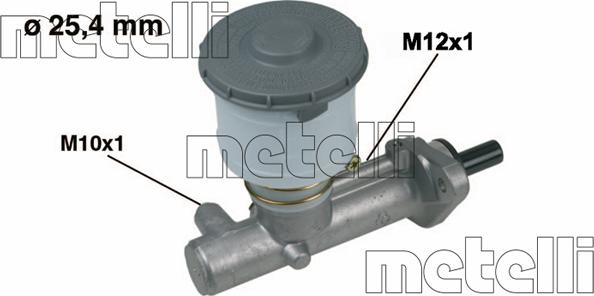 Metelli 05-0315 - Главный тормозной цилиндр autosila-amz.com