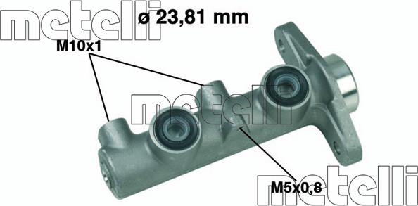 Metelli 05-0334 - Главный тормозной цилиндр autosila-amz.com