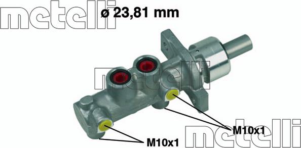 Metelli 05-0377 - Главный тормозной цилиндр autosila-amz.com