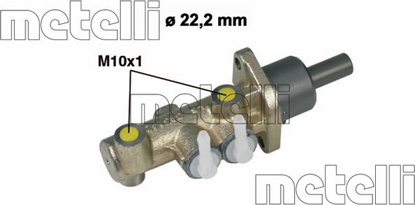 Metelli 05-0279 - Главный тормозной цилиндр autosila-amz.com