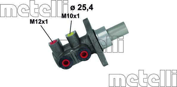 Metelli 05-1129 - Главный тормозной цилиндр autosila-amz.com