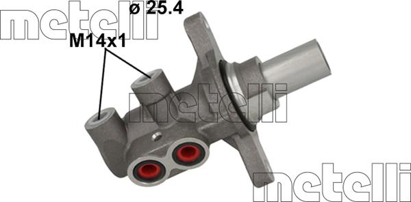 Metelli 05-1125 - Главный тормозной цилиндр autosila-amz.com