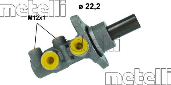 Metelli 05-1219 - Главный тормозной цилиндр autosila-amz.com