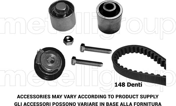 Metelli 29-0046 - Комплект зубчатого ремня ГРМ autosila-amz.com