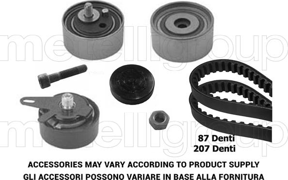 Metelli 29-0041 - Комплект зубчатого ремня ГРМ autosila-amz.com