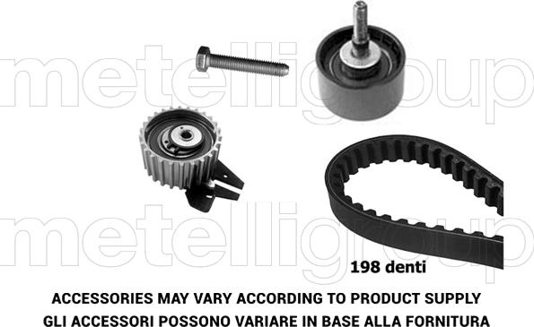 Metelli 29-0056 - Комплект зубчатого ремня ГРМ autosila-amz.com