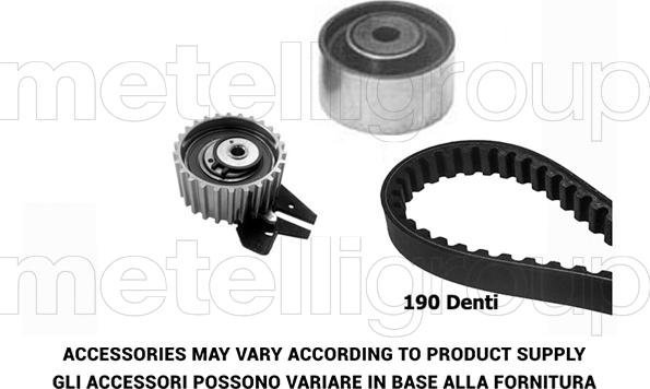 Metelli 29-0057 - Комплект зубчатого ремня ГРМ autosila-amz.com