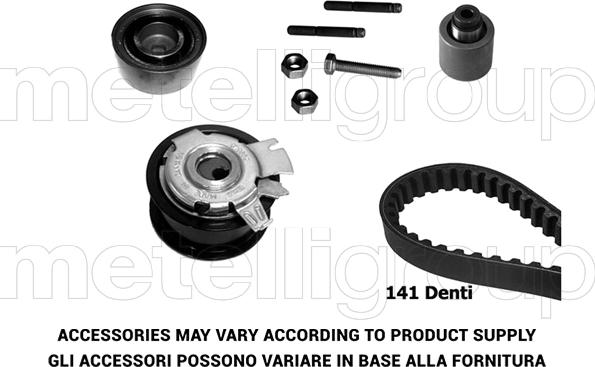 Metelli 29-0067 - Комплект зубчатого ремня ГРМ autosila-amz.com