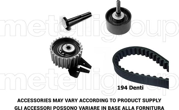 Metelli 29-0089 - Комплект зубчатого ремня ГРМ autosila-amz.com