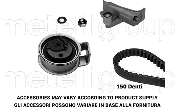 Metelli 29-0024 - Комплект зубчатого ремня ГРМ autosila-amz.com