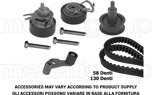 Metelli 29-0023 - Комплект зубчатого ремня ГРМ autosila-amz.com