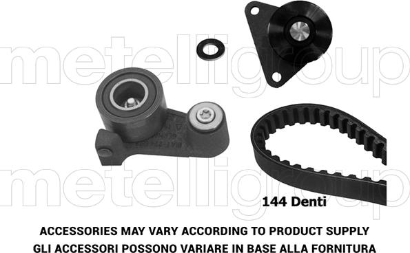 Metelli 29-0022 - Комплект зубчатого ремня ГРМ autosila-amz.com