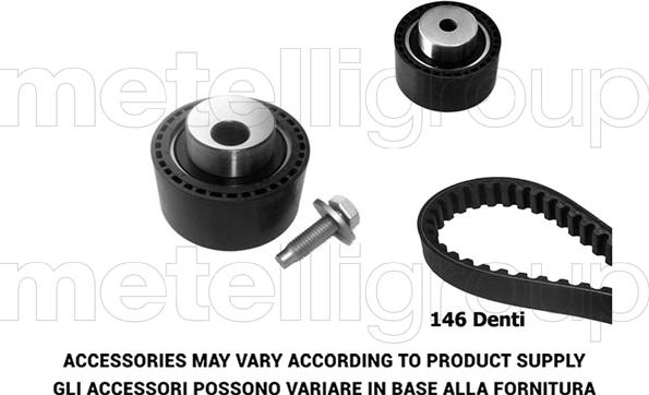 Metelli 29-0170 - Комплект зубчатого ремня ГРМ autosila-amz.com