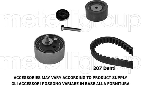 Metelli 29-0171 - Комплект зубчатого ремня ГРМ autosila-amz.com