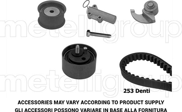 Metelli 29-0178 - Комплект зубчатого ремня ГРМ autosila-amz.com