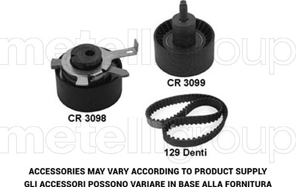 Metelli 29-0355 - Комплект зубчатого ремня ГРМ autosila-amz.com