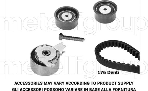 Metelli 29-0367 - Комплект зубчатого ремня ГРМ autosila-amz.com