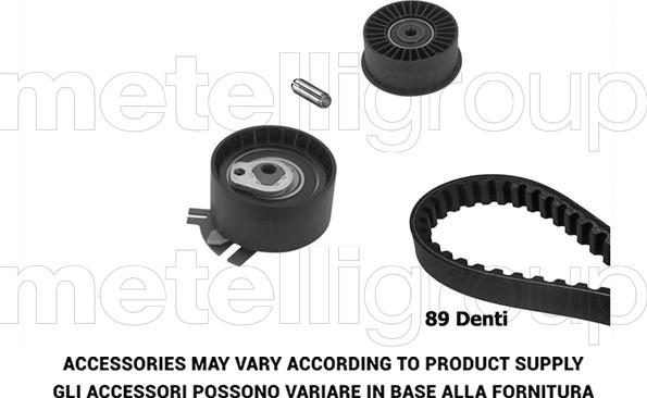 Metelli 29-0383 - Комплект зубчатого ремня ГРМ autosila-amz.com