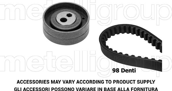 Metelli 29-0252 - Комплект зубчатого ремня ГРМ autosila-amz.com