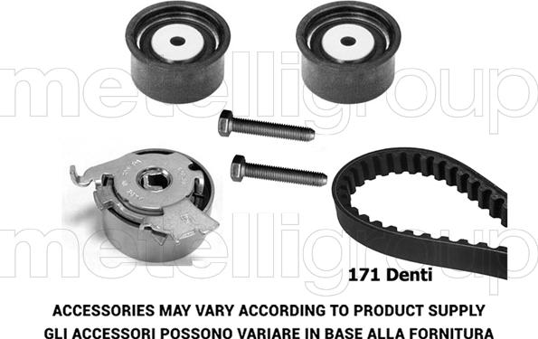 Metelli 29-0264 - Комплект зубчатого ремня ГРМ autosila-amz.com