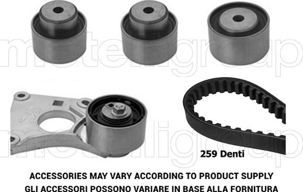 Metelli 29-0210 - Комплект зубчатого ремня ГРМ autosila-amz.com