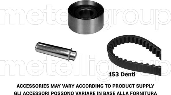 Metelli 29-0289 - Комплект зубчатого ремня ГРМ autosila-amz.com