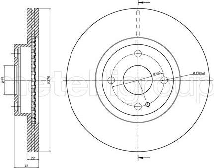 Metelli 23-0962 - Тормозной диск autosila-amz.com