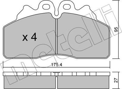 Beral 29 256 27,00 40 3 - Тормозные колодки, дисковые, комплект autosila-amz.com